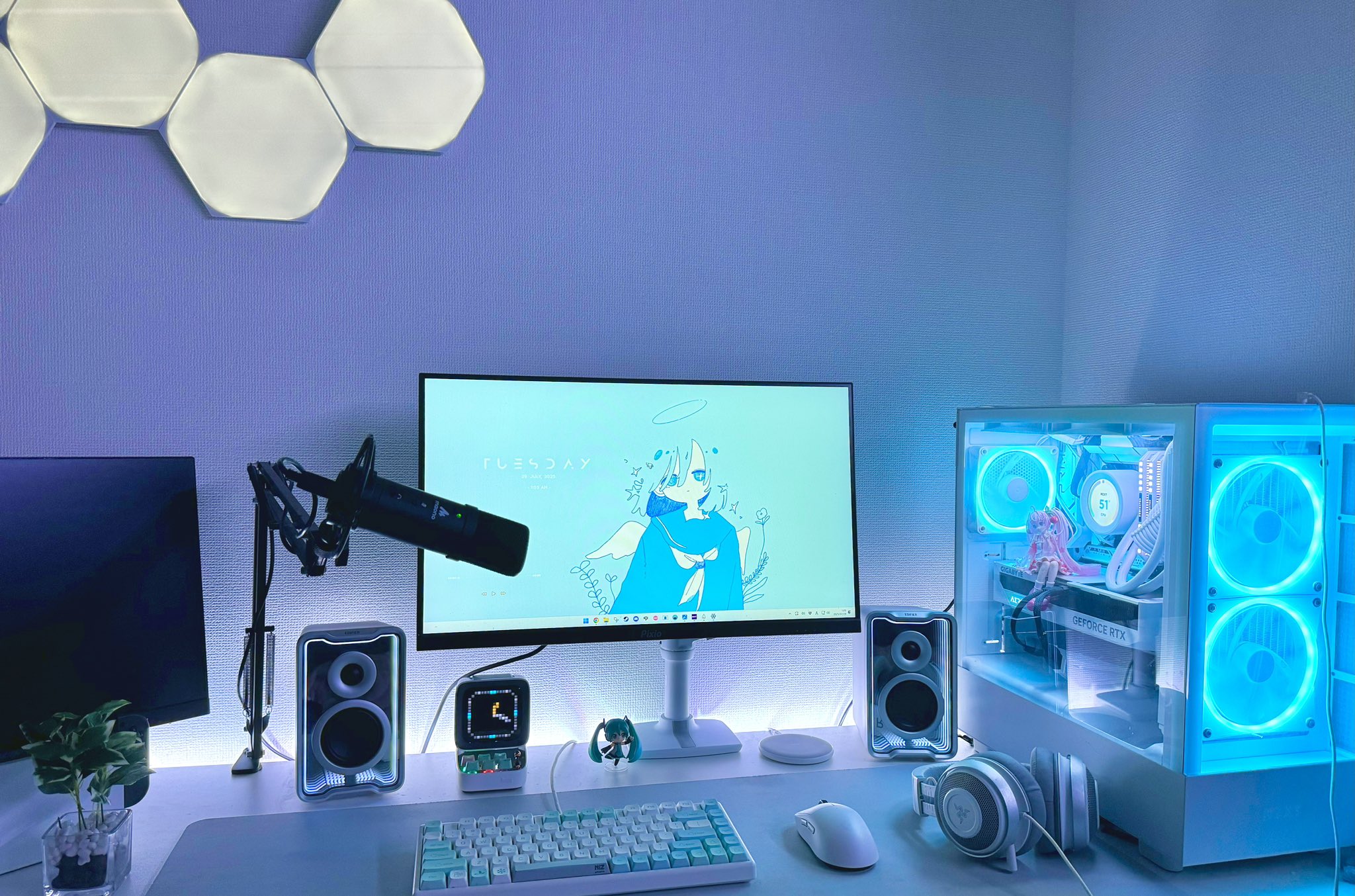 改善前のデスク環境